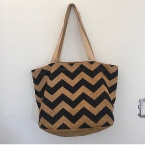 Geometric Woven Bag
